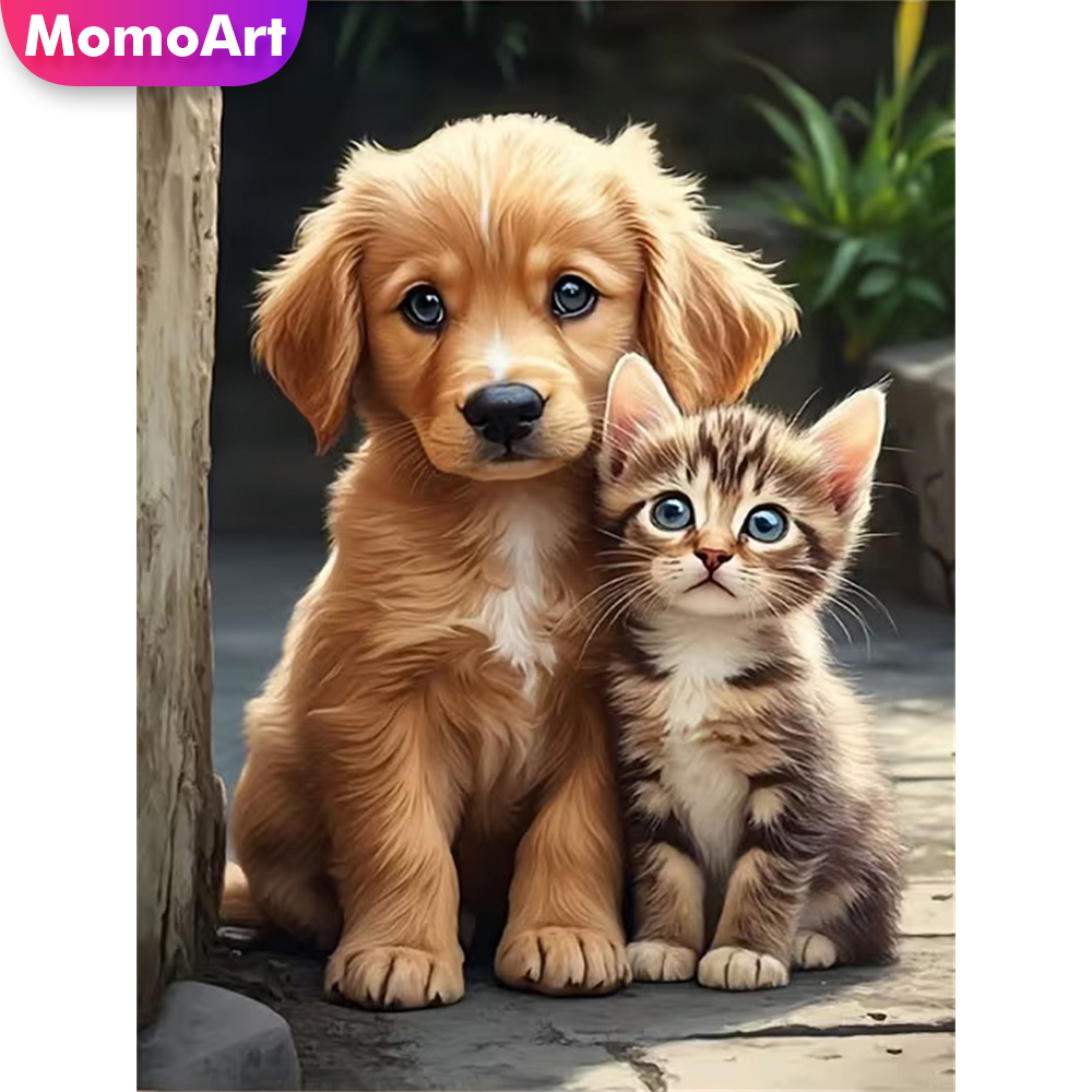 Momoart Diamond Embroidery Dog - Resin Art For Beginner avaliação e preço
