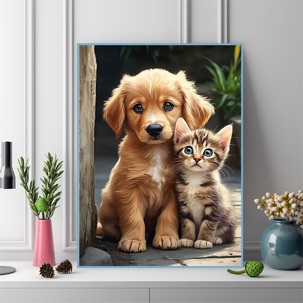 Momoart Diamond Embroidery Dog - Resin Art For Beginner avaliação e preço