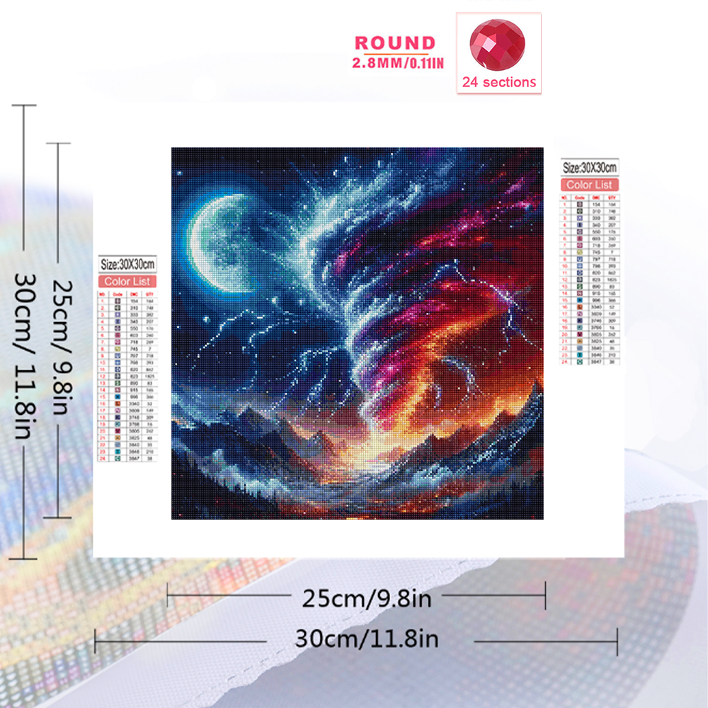 Evershine Full Square Diamond  - Resin Art Wallpaper avaliação e preço