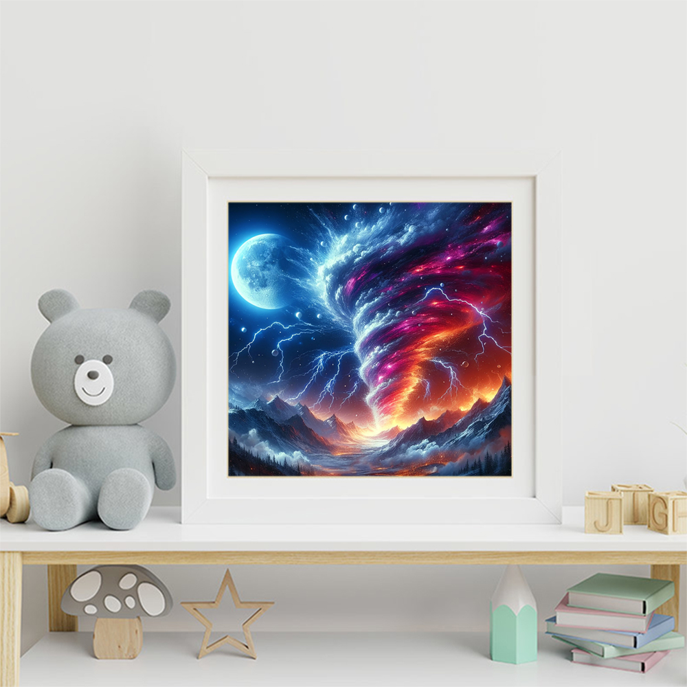 Evershine Full Square Diamond  - Resin Art Wallpaper avaliação e preço