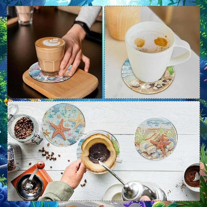 8 pieces of diamond art painti - Resin Art For Beginner avaliação e preço