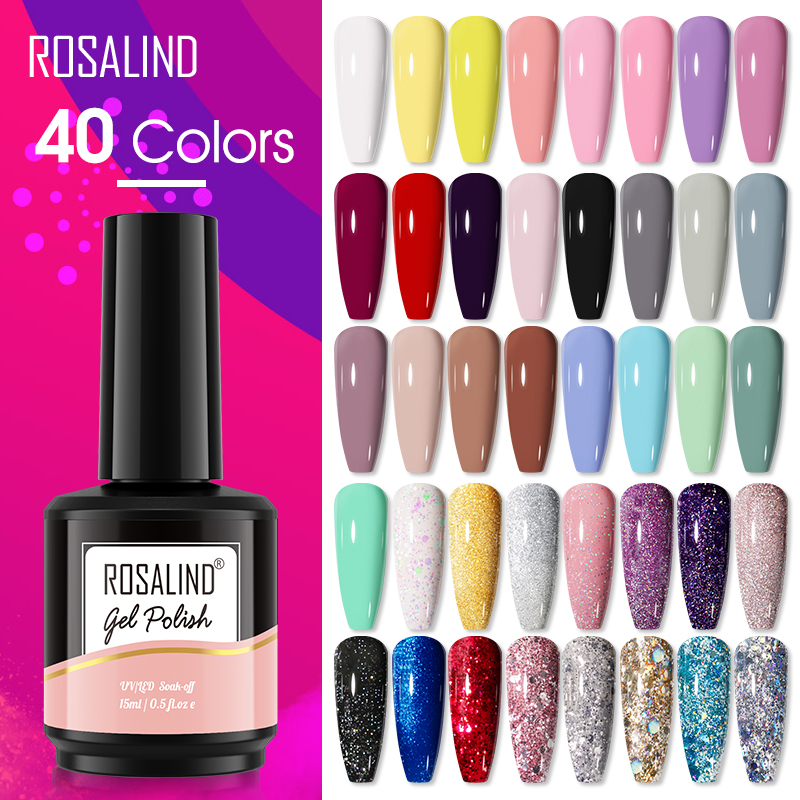 ROSALIND 15ML Glitter Nail Gel - Resin Art All avaliação e preço