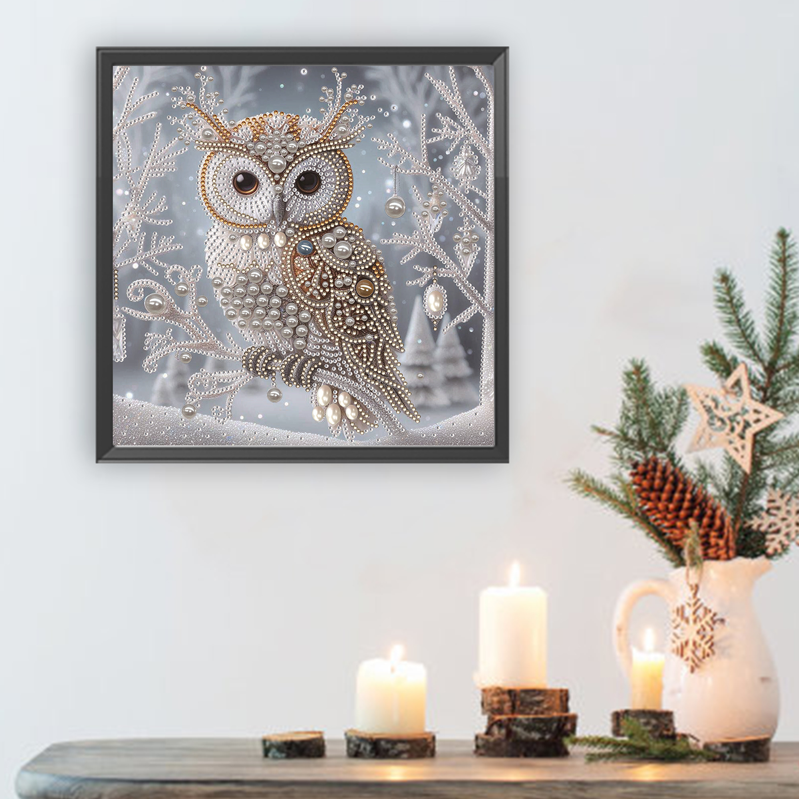 Owl Special Shaped 5D DIY Part - Resin Art Kits For Adults avaliação e preço